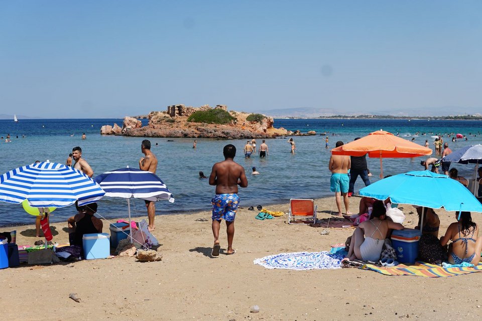 Παραλία Καβούρι / Φωτογραφία: Eurokinissi