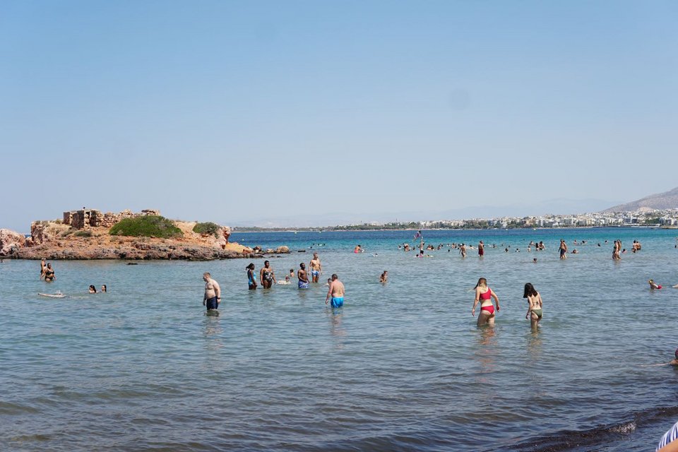 Παραλία Καβούρι / Φωτογραφία: Eurokinissi