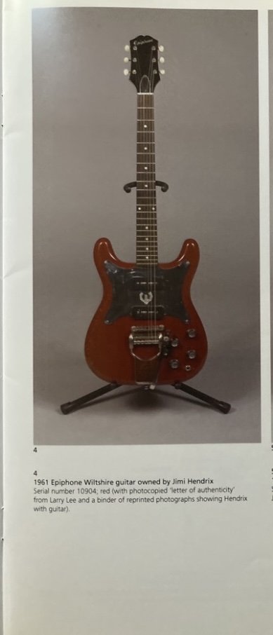 Η περιβόητη κιθάρα του Τζίμι Χέντριξ /momentsintime