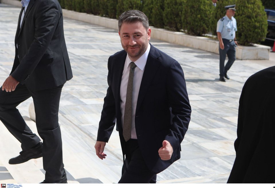 Ο πρόεδρος του ΠΑΣΟΚ-ΚΙΝΑΛ Νίκος Ανδρουλάκης