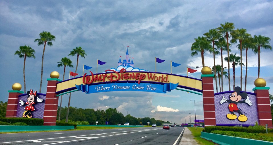 Είσοδος του Walt Disney World κοντά στο Ορλάντο