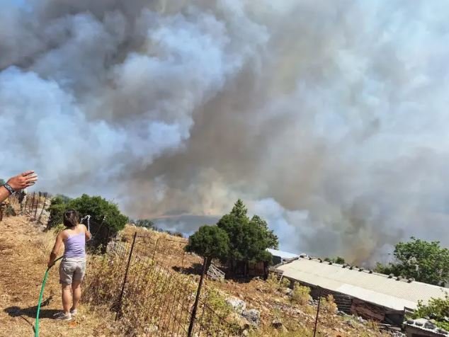 Φωτιά στο Καπαρέλλι