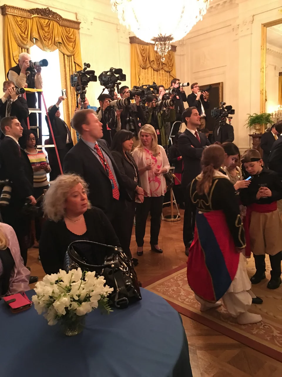 Την εκδήλωση στον Λευκό Οίκο κάλυψαν πολλά δίκτυα ενημέρωσης