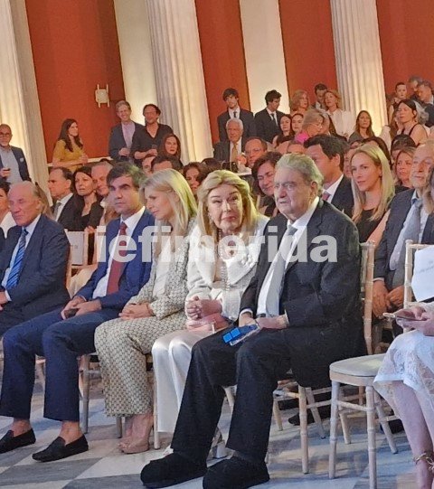 Μαριάννα και Βαρδής Βαρδινογιάννης στο Ζάππειο