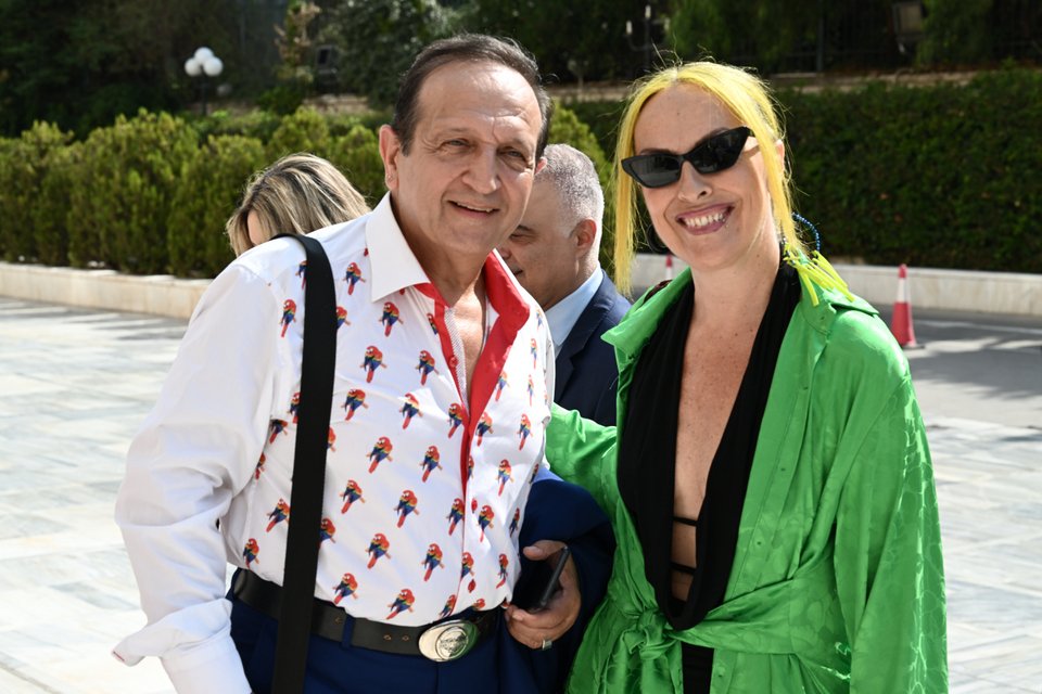 Ο Σπύρος Μπιμπίλας και η Τζώρτζια Κεφαλά