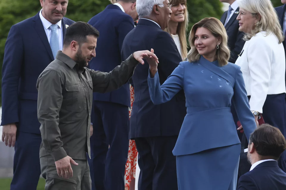 Βολοντίμιρ Ζελένσκι και Ολένα Ζελένσκα 