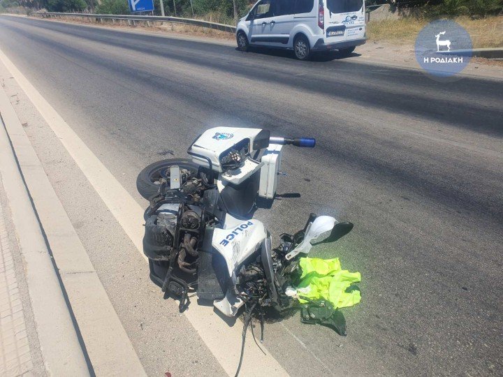 Τροχαίο μετά από καταδίωξη στη Ρόδο