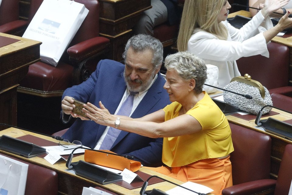 Όθωνας Ηλιόπουλος και Έλενα Ακρίτα