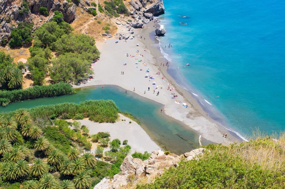 Η πιο γνωστή παραλία στο Ρέθυμνο/ Φωτογραφία: Shutterstock