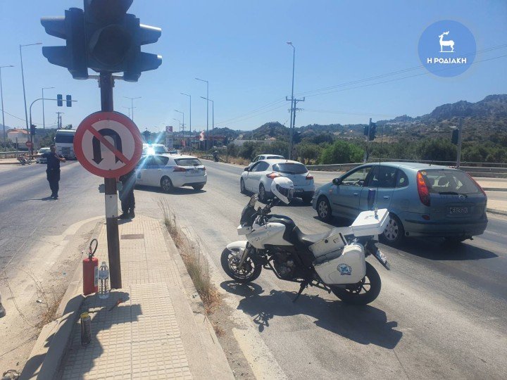 Τροχαίο μετά από καταδίωξη στη Ρόδο