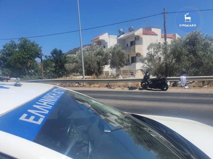 Τροχαίο μετά από καταδίωξη στη Ρόδο