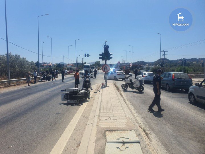Τροχαίο μετά από καταδίωξη στη Ρόδο