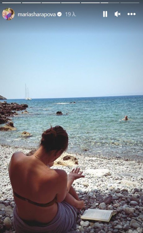 Διακοπές στην Πελοπόννησο για τη Μαρία Σαράποβα / Φωτογραφία: Instagram