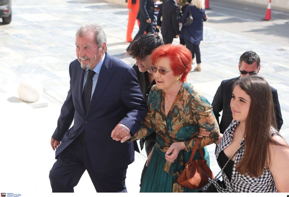 Ο Ιωάννης Τραγάκης με τη σύζυγό του