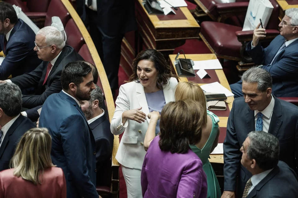 Περιχαρής η Όλγα Κεφαλογιάννη, νέα υπουργός Τουρισμού