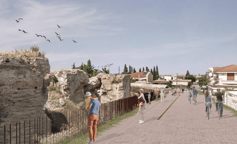 Εναλλακτική διαδρομή πεζών και ΑμεΑ στον Αρχαιολογικό χώρο