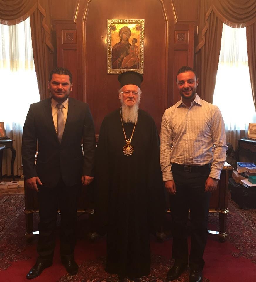 Με τον Οικουμενικό Πατριάρχη Βαρθολομαίο στο Πατριαρχείο Κωνσταντινουπόλεως