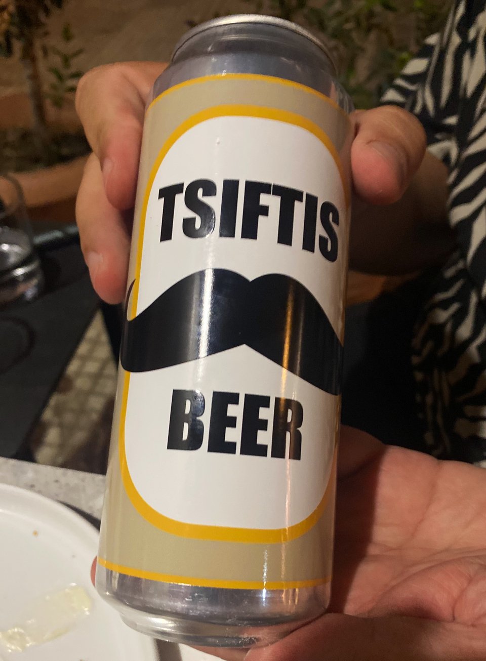 Η μπύρα του Tsifti. 