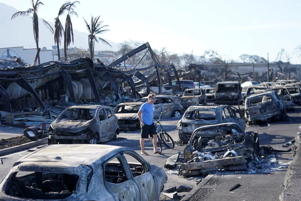  Η απόλυτη καταστροφή από την φονική πυρκαγιά στην πόλη Λαχάινα, στη Χαβάη 