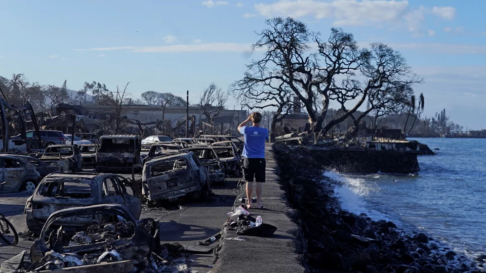  Η απόλυτη καταστροφή από την φονική πυρκαγιά στην πόλη Λαχάινα, στη Χαβάη / Φωτογραφία: AP 