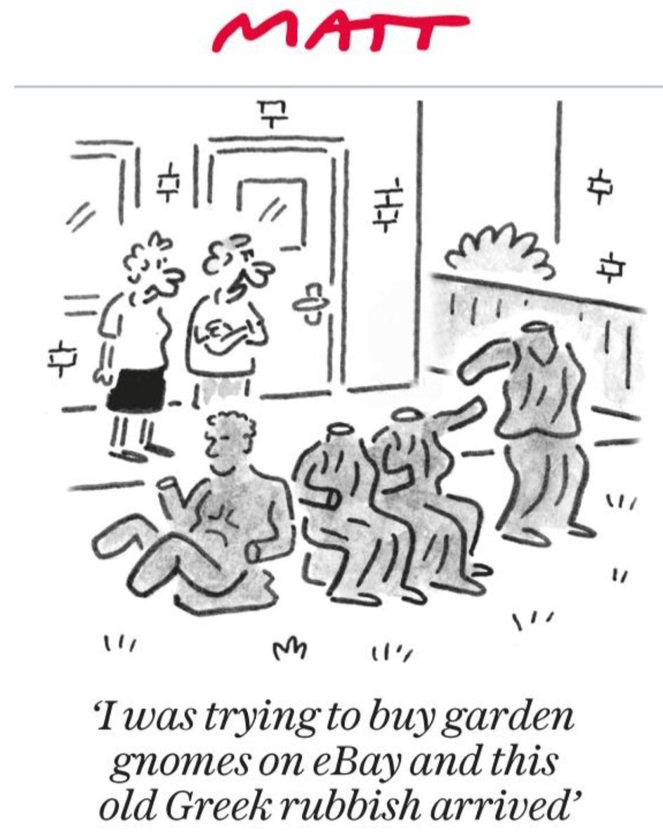 Σκίτσο του Μatt στην Daily Telegraph