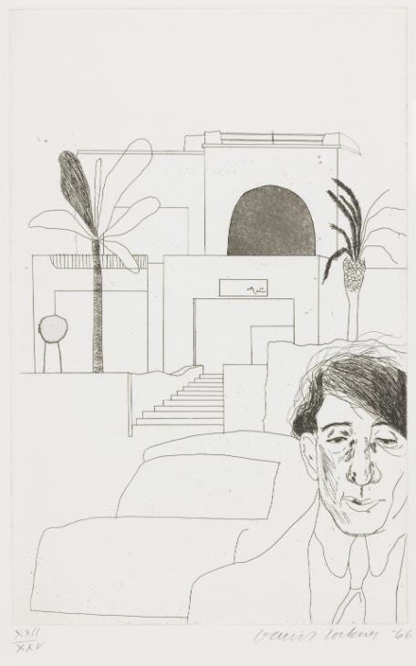 Πορτρέτο του Κ.Π. Καβάφη από τον David Hockney. 1966. Tate