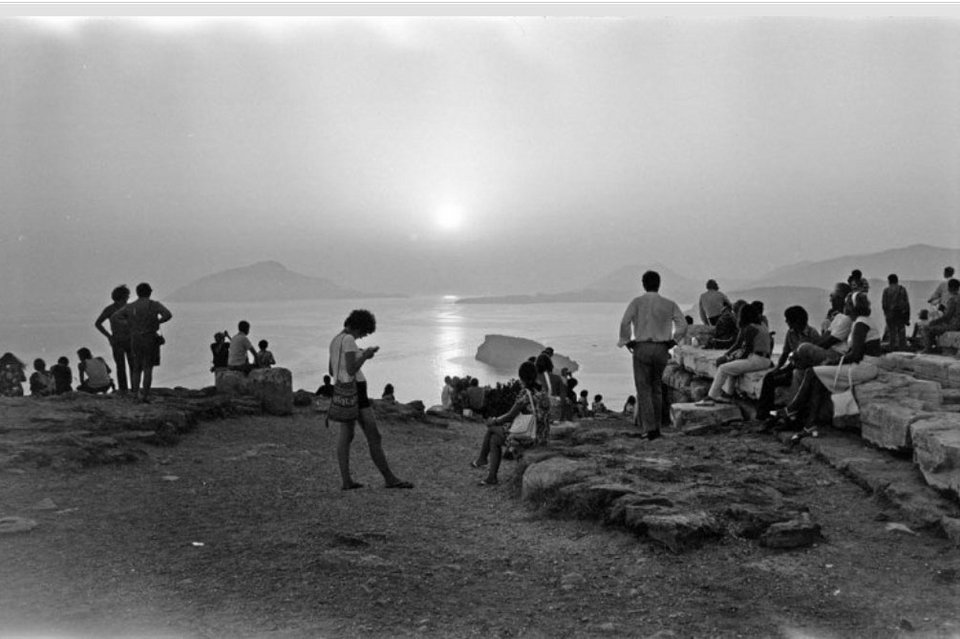 Φωτογραφία: Ιωάννης Λάμπρου, Σούνιο, 1971