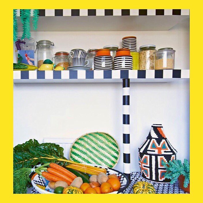 Τα αφρικάνικα καλάθια στην κουζίνα  / Φωτογραφία: camillewalala/Instagram