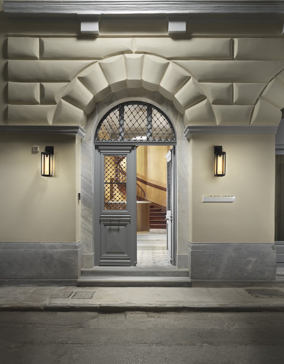 H είσοδος του boutique hotel Monument.