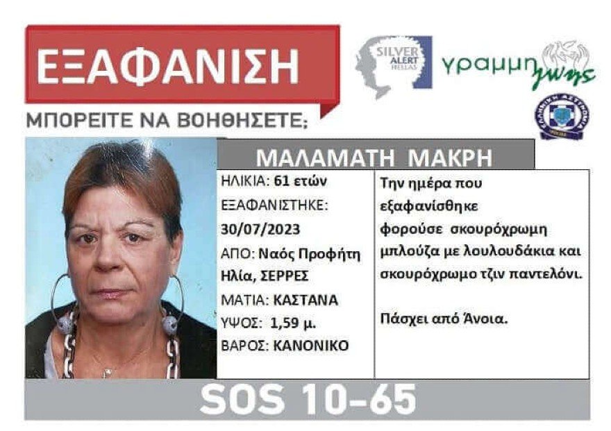 Η 61χρονη που εντοπίστηκε νεκρή
