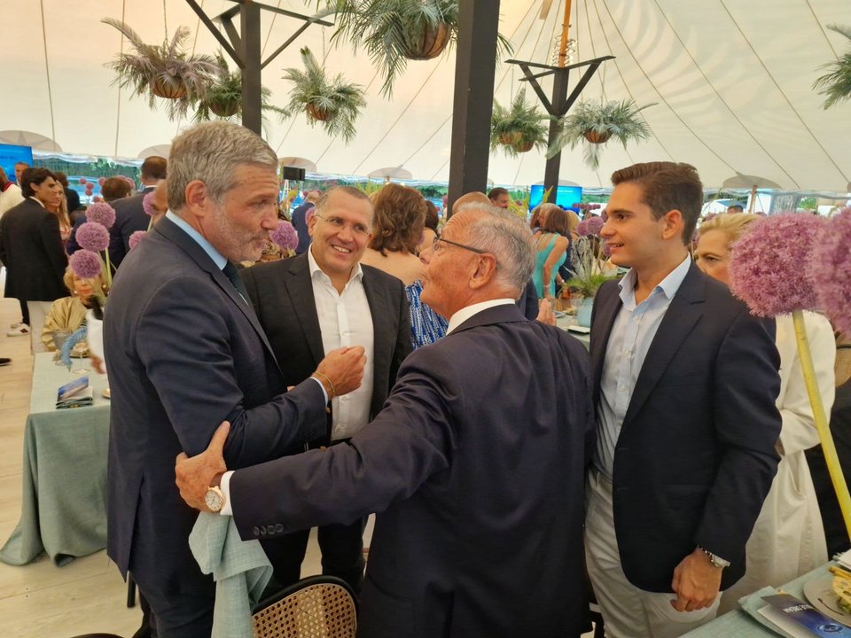 Ο πρόξενος Ντίνος Κωνσταντίνου με τον Κωνσταντινο Πάγκαλο και τον Γιάννη Χορόζογλου 