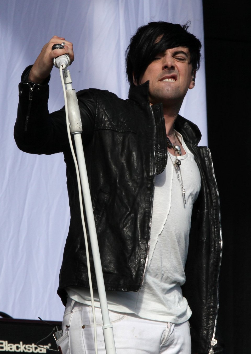 Ο Ian Watkins στη σκηνή σε συναυλία του 2011