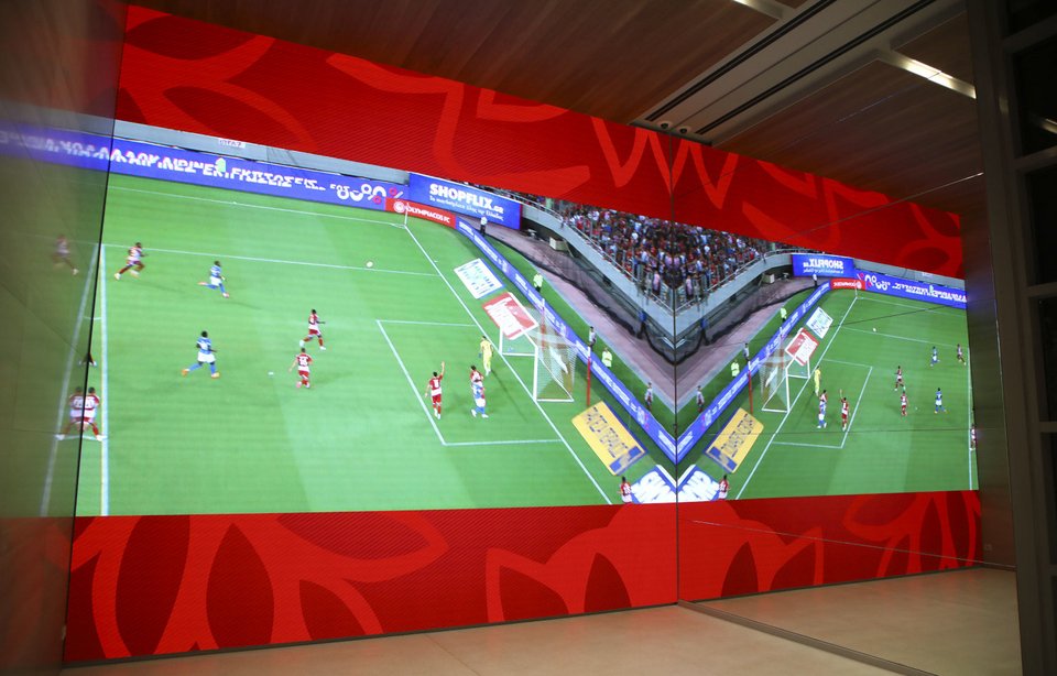 Το ανακαινισμένο γήπεδο Καραϊσκάκη