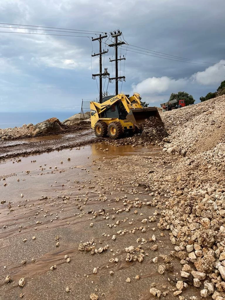 Προβλήματα από την κακοκαιρία στην Κεφαλονιά / Φωτογραφία: ekefalonia.gr