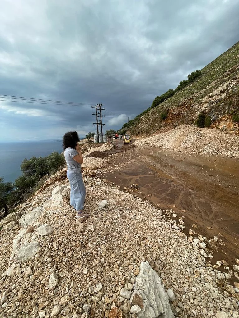 Προβλήματα από την κακοκαιρία στην Κεφαλονιά / Φωτογραφία: ekefalonia.gr