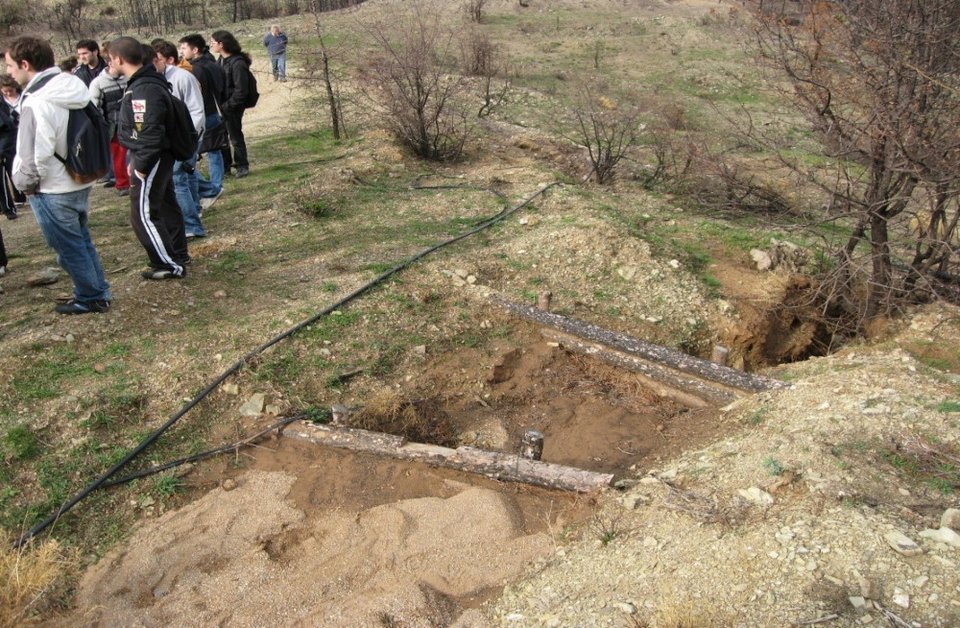 Εικ. 3. Επιτυχής Συγκράτηση εδάφους από μικρά φράγματα στον Ταΰγετο
