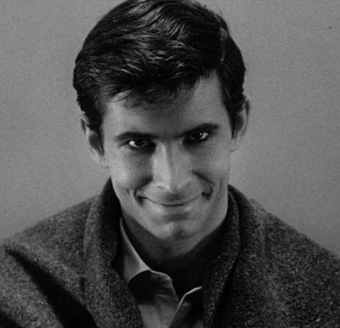 O Anthony Perkins ως Norman Bates στην ταινία Pshycho