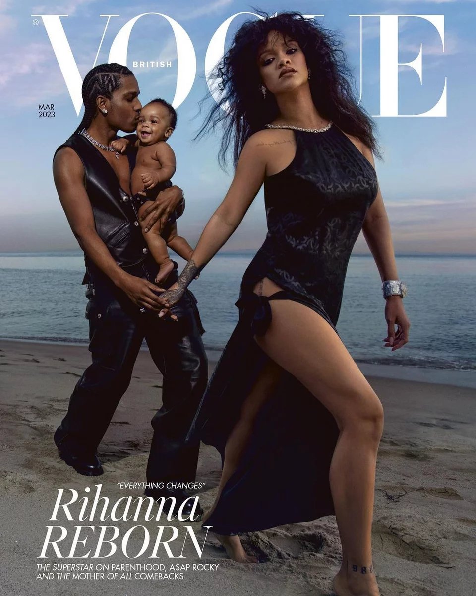 H Ριάνα με τον σύντροφό της A$AP Rocky και τον γιο τους