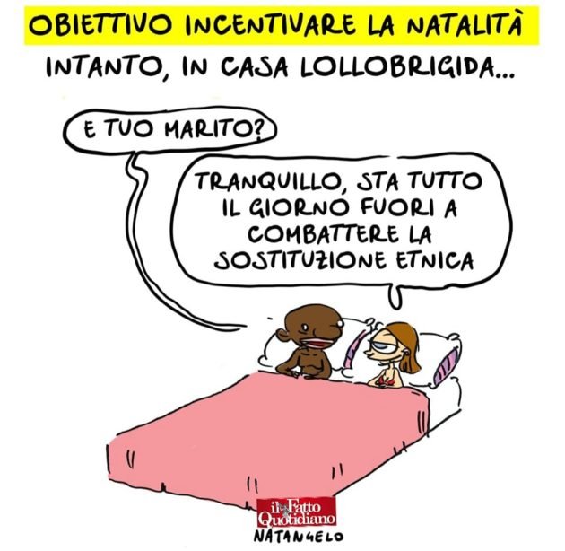 Το σκίτσο του Μάριο Νατάντζελο στην Il Fatto Quotidiano