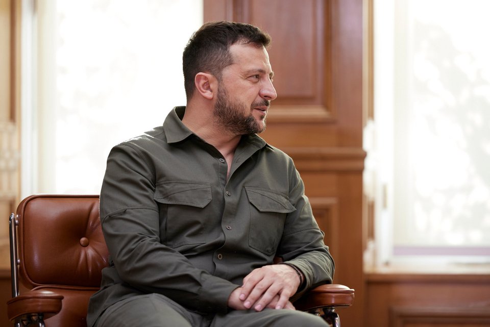 Ο Βολόντιμιρ Ζελένσκι στο Μέγαρο Μαξίμου