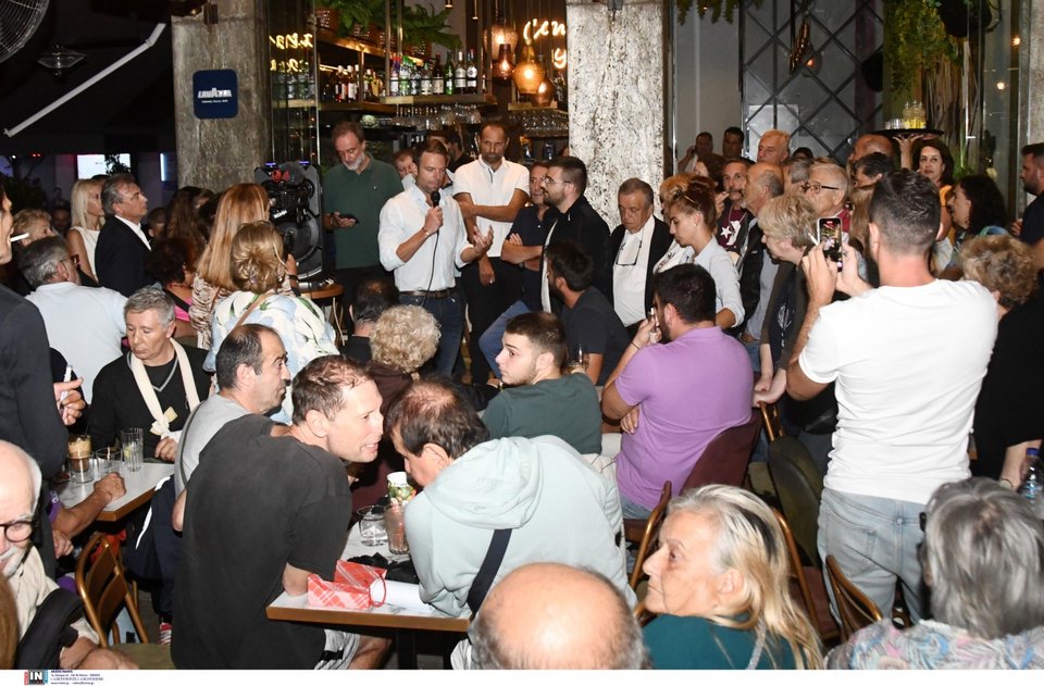 O υποψήφιος για την ηγεσία του ΣΥΡΙΖΑ Στέφανος Κασσελάκης στην Πάτρα