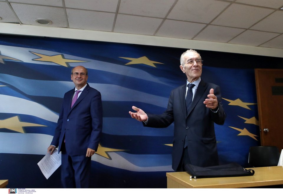 Ο υπουργός Εθνικής Οικονομίας και Οικονομικών Κωστής Χατζηδάκης συναντήθηκε με την ΕΛληνική Ένωση Τραπεζών