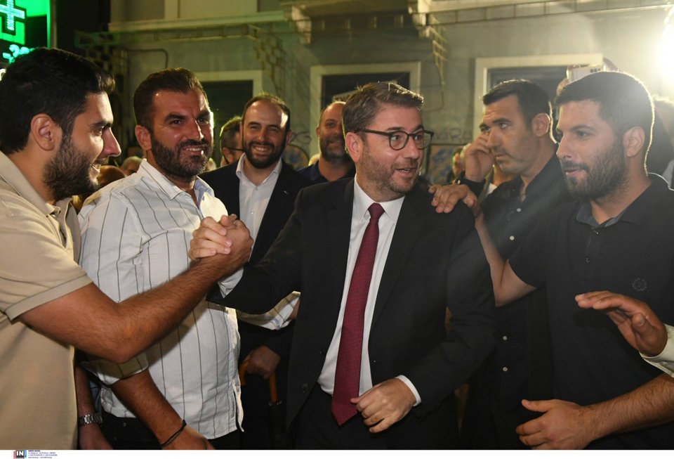 Ο Νίκος Ανδρουλάκης στην Πάτρα / Φωτογραφία: Intime