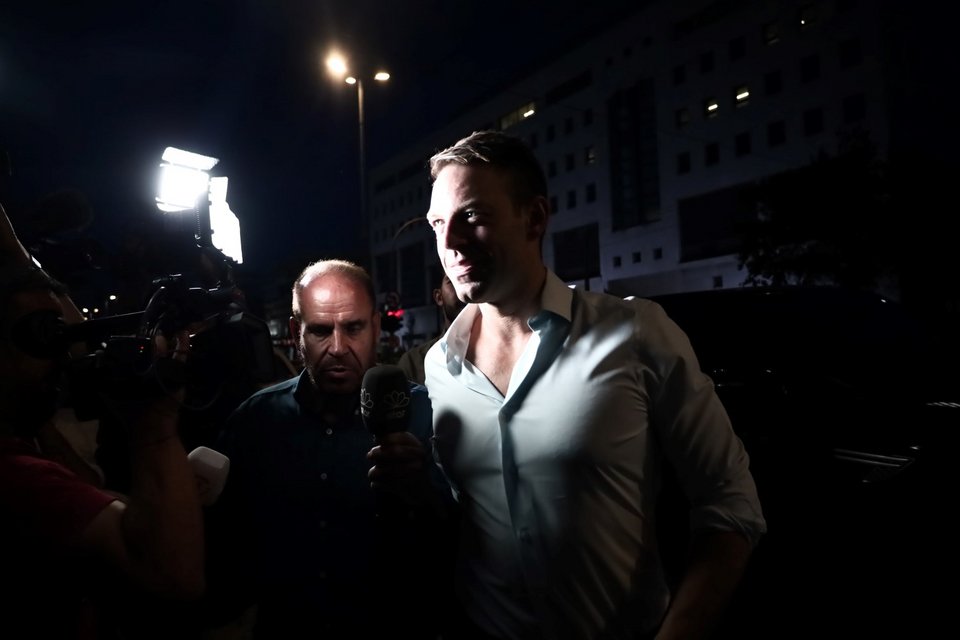 Εκδήλωση παρουσίασης του ψηφοδελτίου της Ανοικτής Πόλης του Κώστα Ζαχαριάδη για τον δήμο της ΑΘήνας -Παρών ο νέος πρόεδρος του ΣΥΡΙΖΑ Στέφανος Κασσελάκης / Φωτογραφία: Eurokinissi-ΚΩΣΤΑΣ ΤΖΟΥΜΑΣ