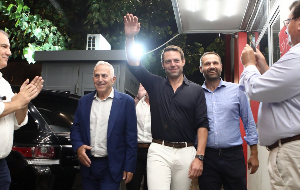 Ο Ευάγγελος Αποστολάκης με τον Στέφανος ΚΛασσελάκη
