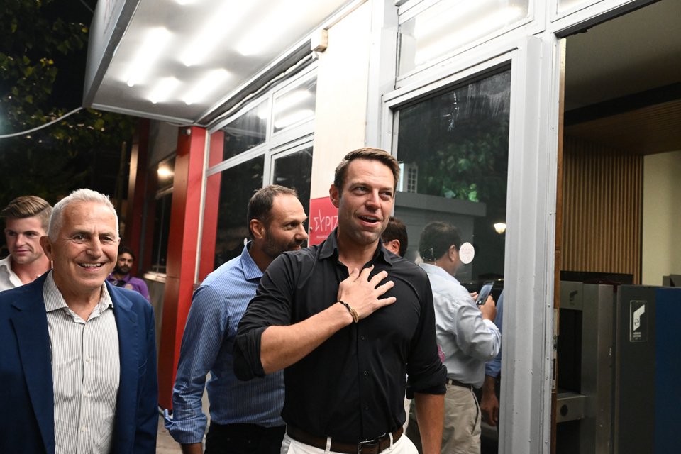 Ο Ευάγγελος Αποστολάκης με τον Στέφανο Κασσελάκη