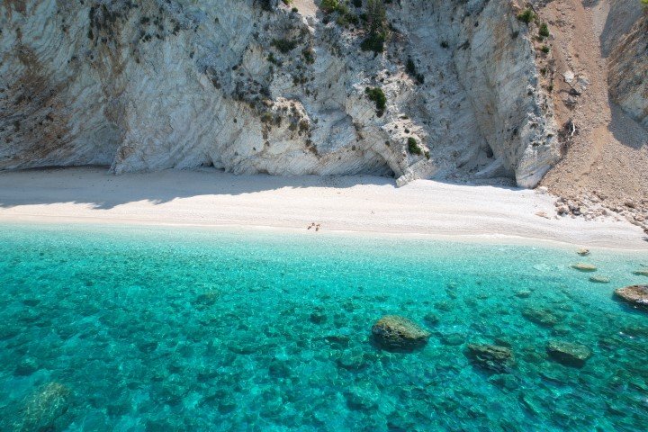 Η παραλία Αφάλες στην Ιθάκη