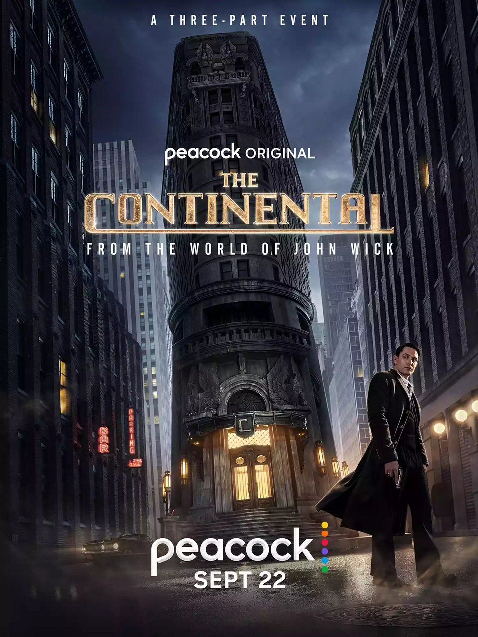 Η αφίσα της σειράς «The Continental: From the World of John Wick»