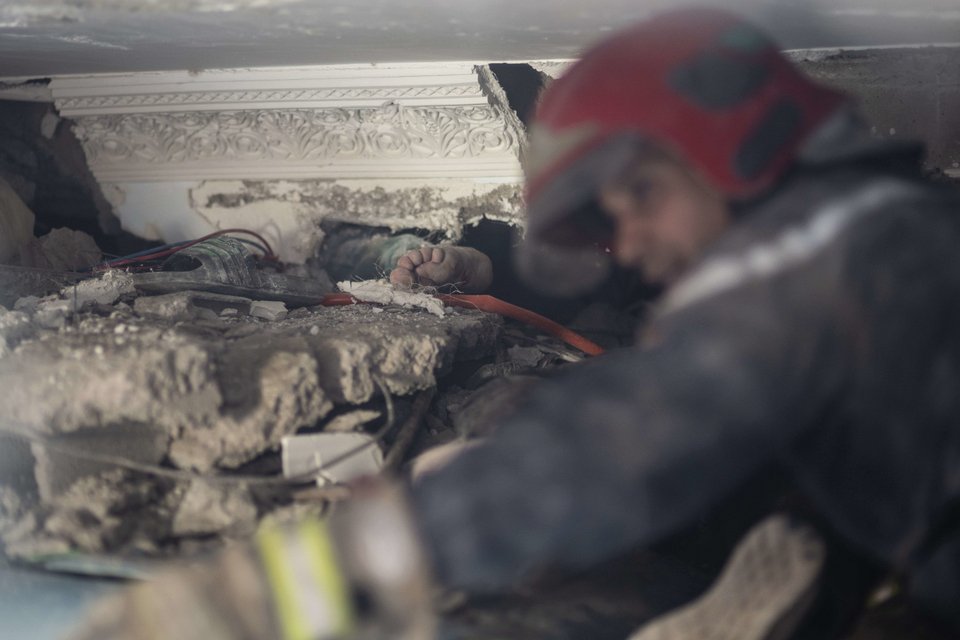 Σεισμός στο Μαρόκο-Φωτογραφία AP Images
