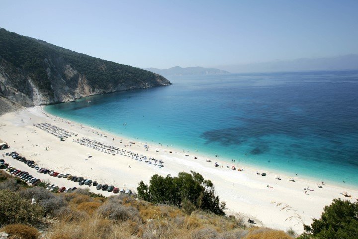 Η παραλία Μύρτος στην Κεφαλονιά